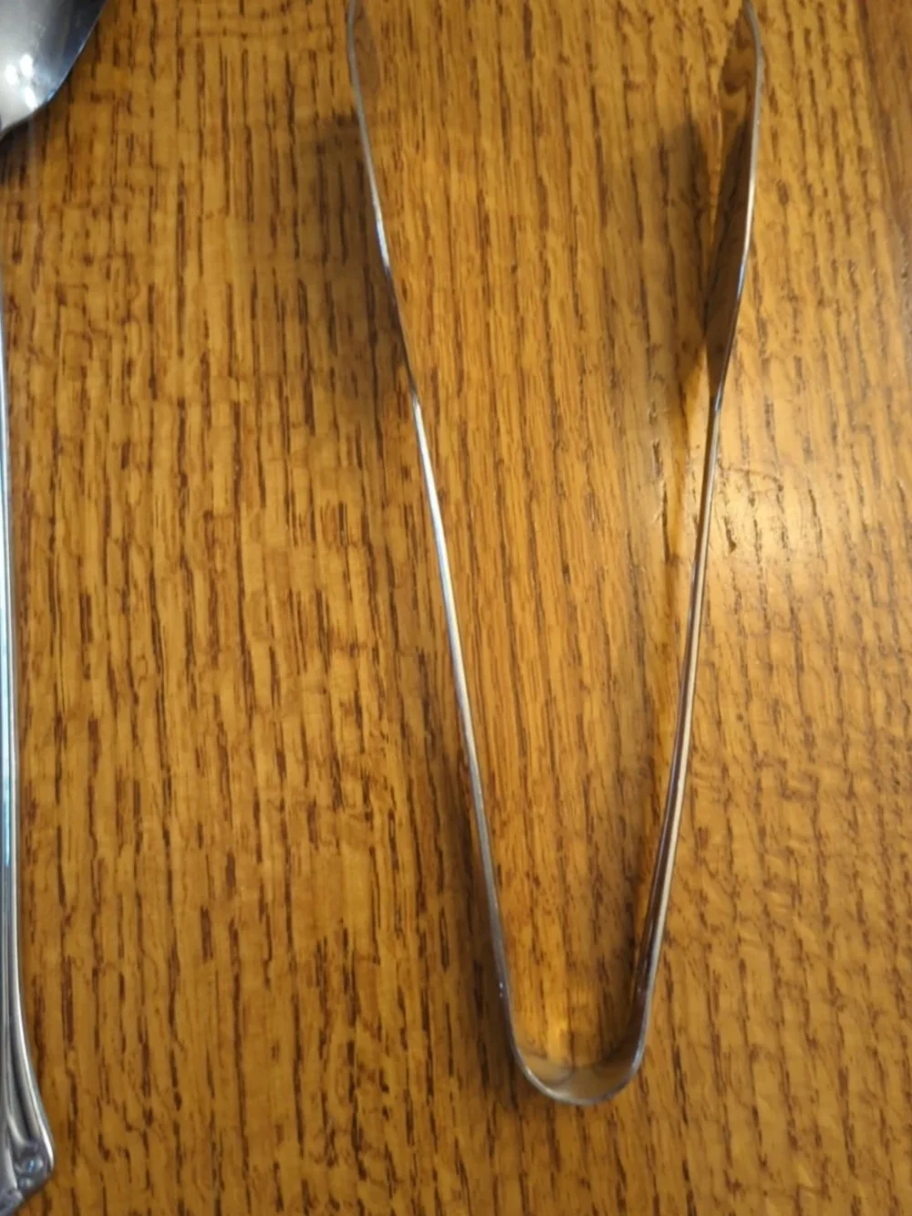 Reed & Barton- Oversized Lyndon Stainless Salad Set and 1 Piece Salad Tongs